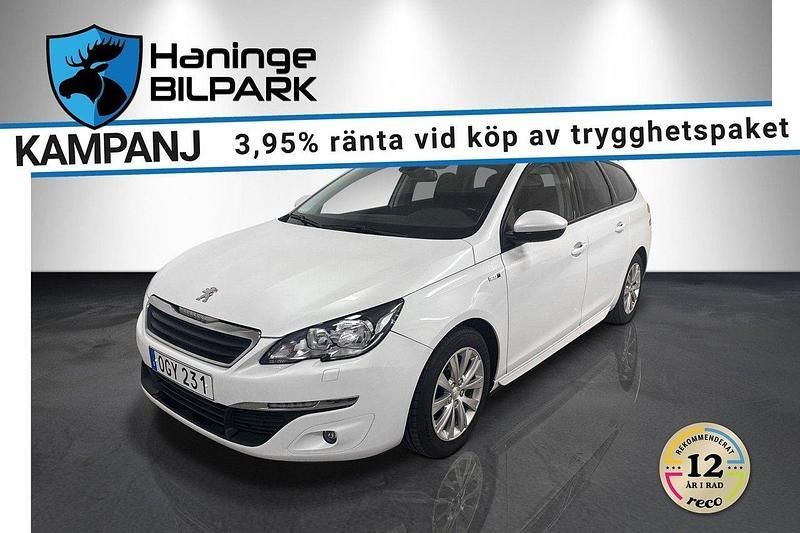 Vit Begagnad 2016 Peugeot 308 Active Kombi | 124 900 kr (Marknadspris) - Bild 1/1