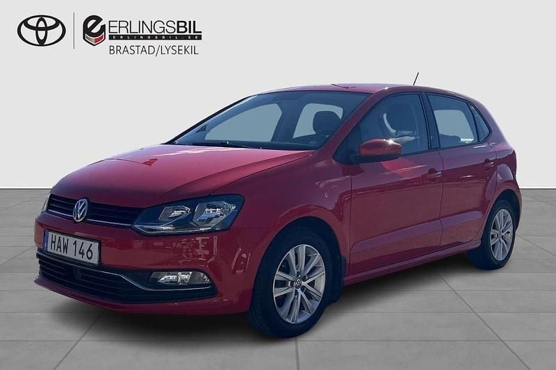 Röd Begagnad 2015 VW Polo Halvkombi | 84 900 kr (Marknadspris) - Bild 1/4