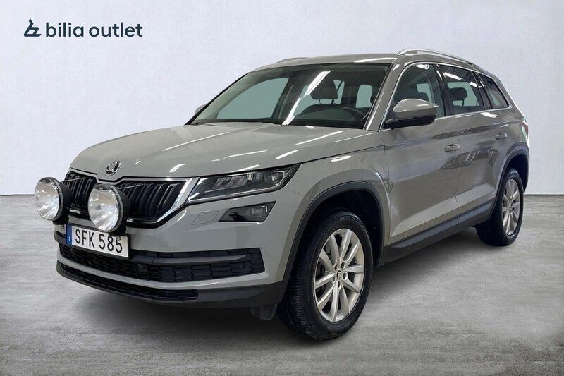 Grå Begagnad 2021 Skoda Kodiaq Business Line SUV | 279 000 kr (Bra pris) - Bild 1/4