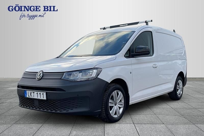 Vit Begagnad 2023 VW Caddy Maxi Minibuss | 299 000 kr (Marknadspris) - Bild 1/4