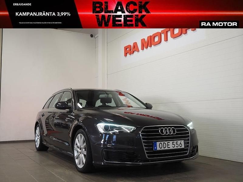 Grå Begagnad 2016 Audi A6 Sport Kombi | 209 900 kr (Marknadspris) - Bild 1/3