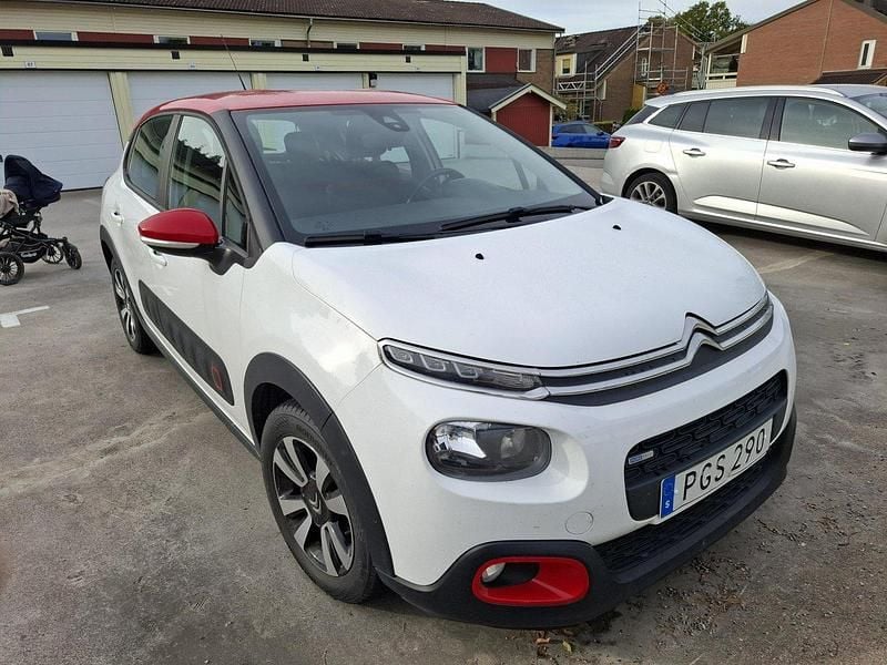 Vit Begagnad 2017 Citroën C3 Halvkombi | 79 000 kr (Marknadspris) - Bild 1/4