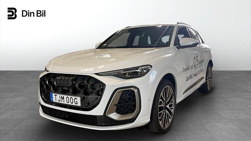 Glaciärvit metallic Begagnad 2024 Audi Q5 S-Line SUV | 675 000 kr - Bild 1/4