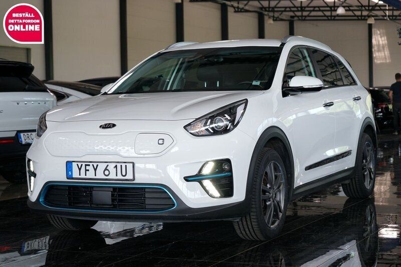 Vit Begagnad 2020 Kia e-Niro Advance SUV | 209 500 kr (Bra pris) - Bild 1/4
