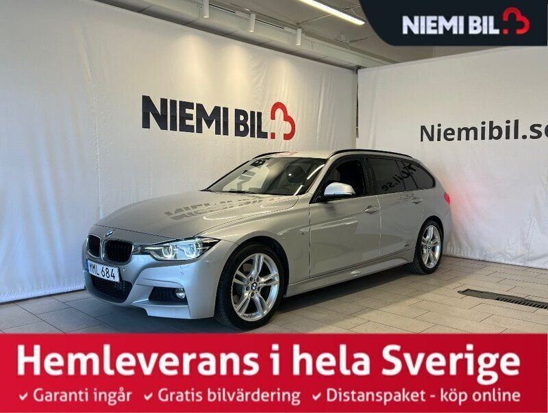 Silver Begagnad 2016 BMW 320 M Sport Kombi | 214 900 kr (Lite dyr) - Bild 1/3