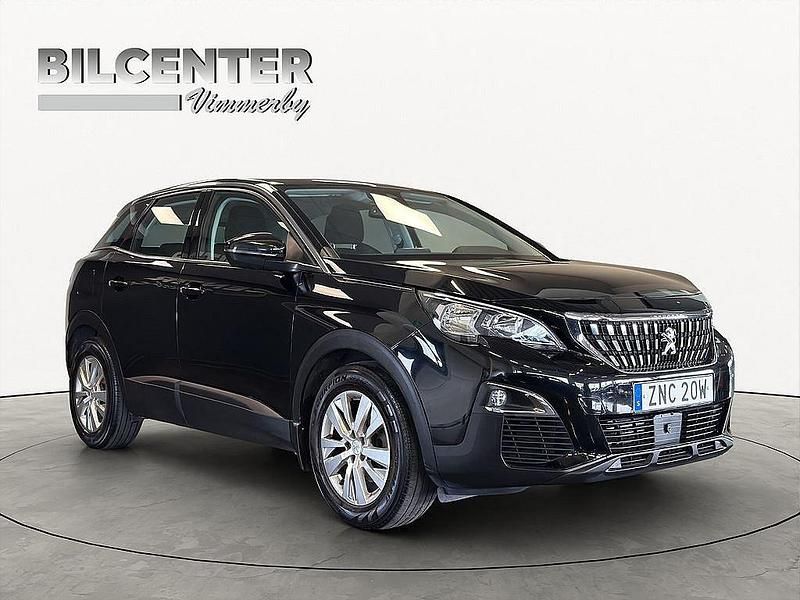 Svart Begagnad 2020 Peugeot 3008 Active Sedan | 159 900 kr (Bra pris) - Bild 1/4
