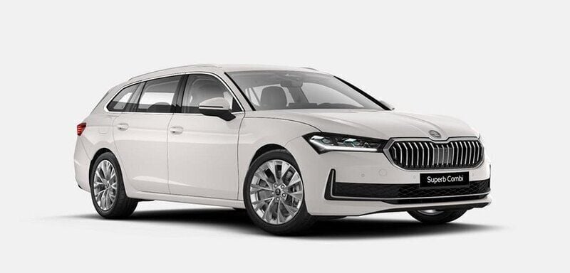 Vit Ny 2024 Skoda Superb Selection Kombi | 452 500 kr (Marknadspris) - Bild 1/4