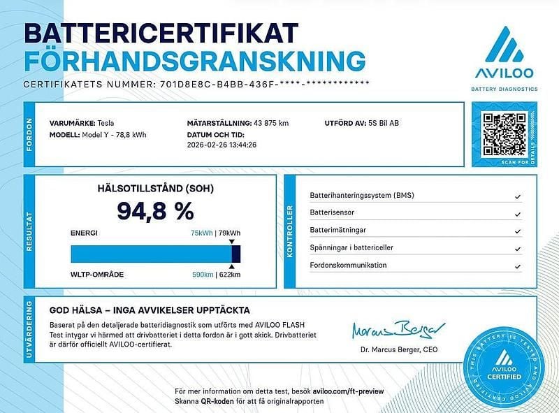 Begagnad Tesla Model Y Performance 392 kW (534 HK) 2023 Vit SUV