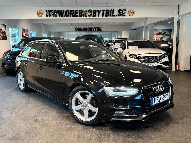 Svart Begagnad 2013 Audi A4 S-Line Kombi | 159 900 kr (Dyr) - Bild 1/4