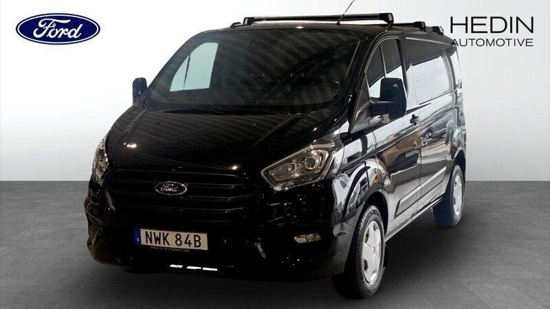 Svart (black) Begagnad 2022 Ford Transit Custom Trend Van | 287 375 kr (Marknadspris) - Bild 1/4