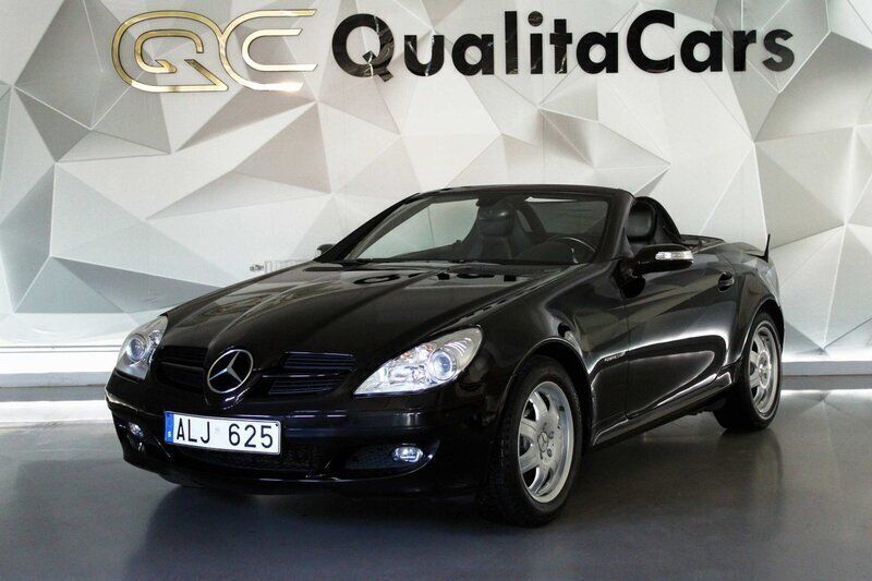 Svart Begagnad 2007 Mercedes SLK200 Cab | 128 900 kr (Lite dyr) - Bild 1/4