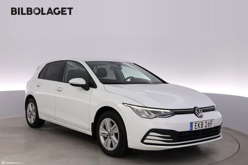 Vit Begagnad 2020 VW Golf VIII Halvkombi | 189 800 kr (Marknadspris) - Bild 1/4