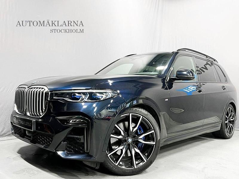 Svart Begagnad 2019 BMW X7 M Sport SUV | 769 000 kr (Marknadspris) - Bild 1/4