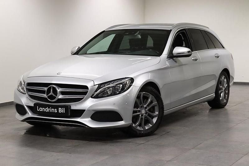 Silver Begagnad 2016 Mercedes C220 Avantgarde Kombi | 199 000 kr (Bra pris) - Bild 1/4