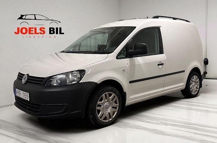 Vit Begagnad 2013 VW Caddy Minibuss | 77 900 kr (Marknadspris) - Bild 1/4