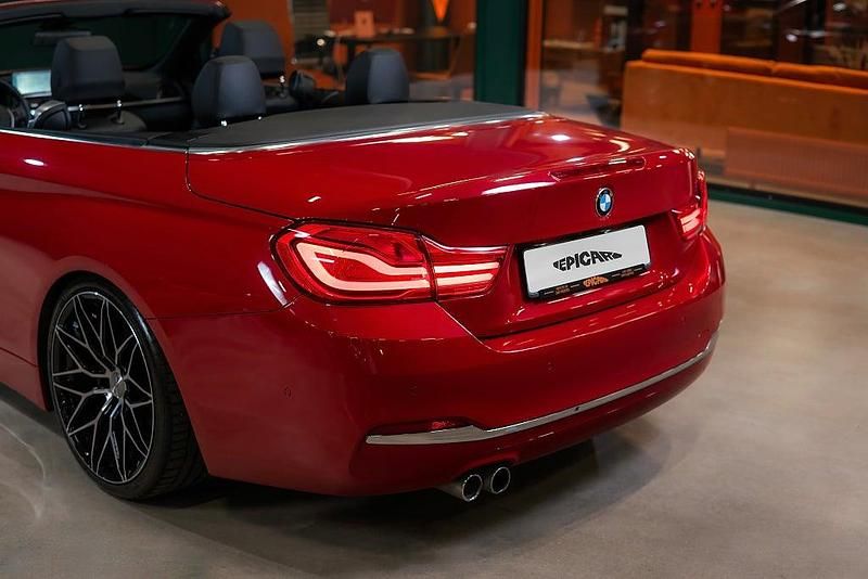 Begagnad BMW 430 Cabriolet Luxury Line 252 HK (185 kW) 2018 Röd Cab