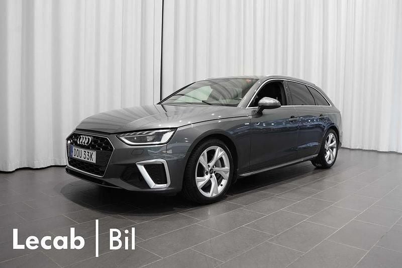 Daytonagrå pärleffekt Begagnad 2023 Audi A4 S-Line Kombi | 349 500 kr (Marknadspris) - Bild 1/4