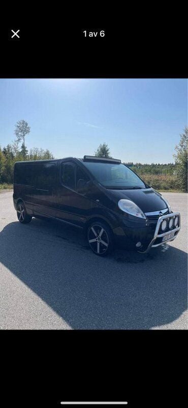 Svart Begagnad 2008 Opel Vivaro Van | 65 000 kr (Marknadspris) - Bild 1/4