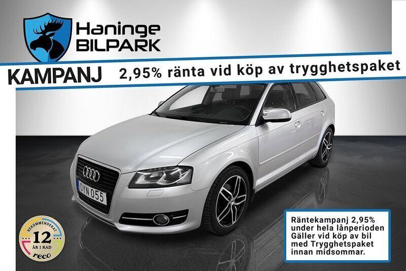 Silver Begagnad 2011 Audi A3 Halvkombi | 99 900 kr (Marknadspris) - Bild 1/2