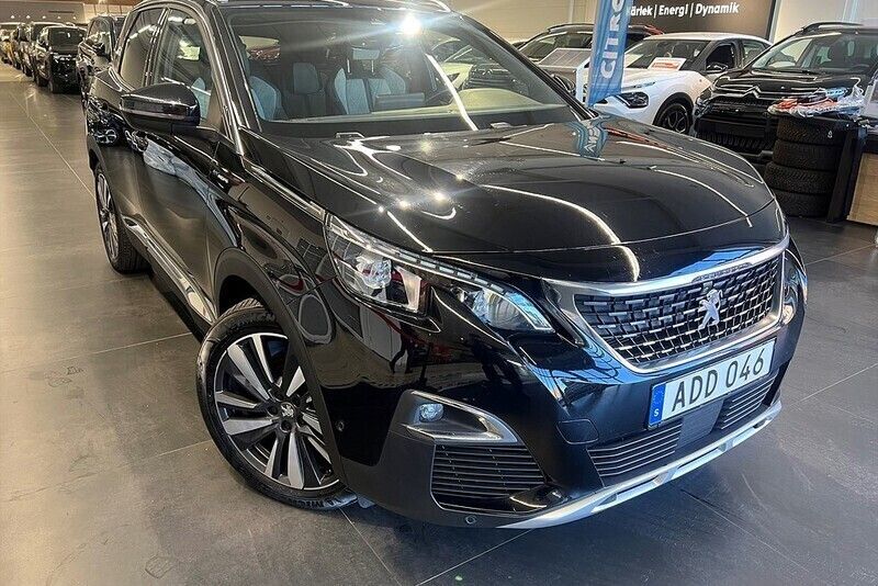 Svart perla nera Begagnad 2020 Peugeot 3008 GT SUV | 299 900 kr (Marknadspris) - Bild 1/4