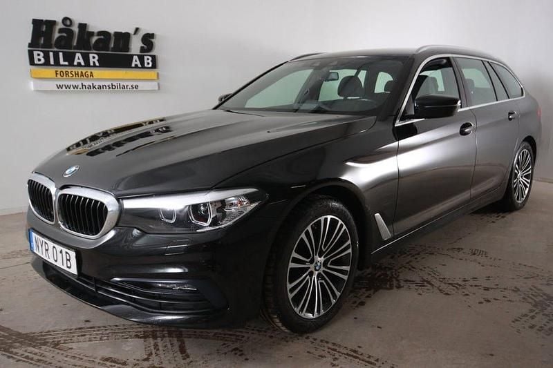 Begagnad BMW 520 Sport Line 190 HK (139 kW) 2019 Svart Kombi