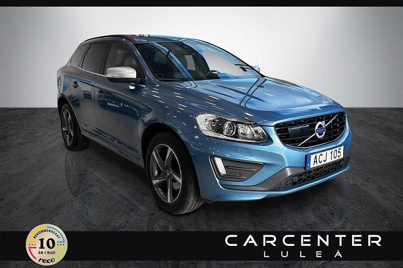 Blå Begagnad 2015 Volvo XC60 R-Design SUV | 259 800 kr (Dyr) - Bild 1/4