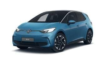 Blå Ny 2025 VW ID.3 Pure Halvkombi | 160 000 kr - Bild 1/4