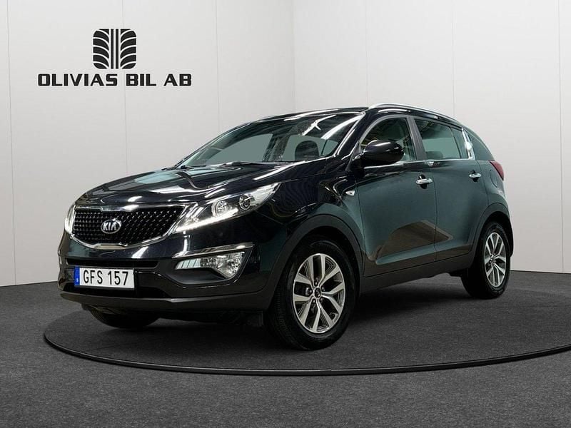 Svart Begagnad 2015 Kia Sportage SUV | 109 400 kr (Bra pris) - Bild 1/4