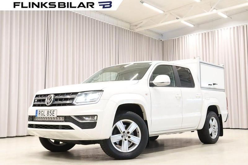 Vit Begagnad 2020 VW Amarok Pickup | 369 800 kr (Marknadspris) - Bild 1/4