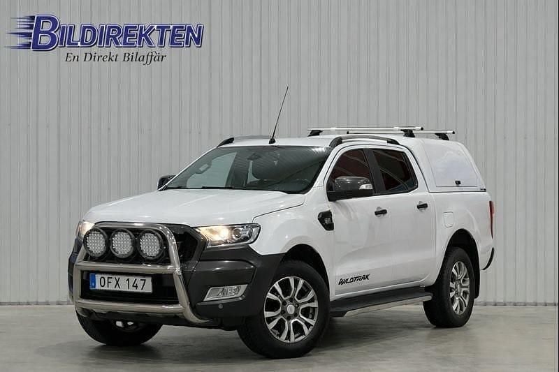Vit Begagnad 2017 Ford Ranger Pickup | 179 900 kr (Marknadspris) - Bild 1/4