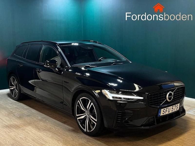 Svart Begagnad 2021 Volvo V60 R-Design Kombi | 349 900 kr (Lite dyr) - Bild 1/4