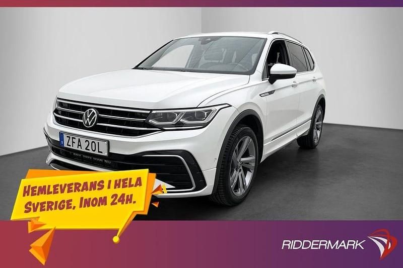 Vit Begagnad 2021 VW Tiguan Allspace R-line SUV | 374 900 kr (Dyr) - Bild 1/3