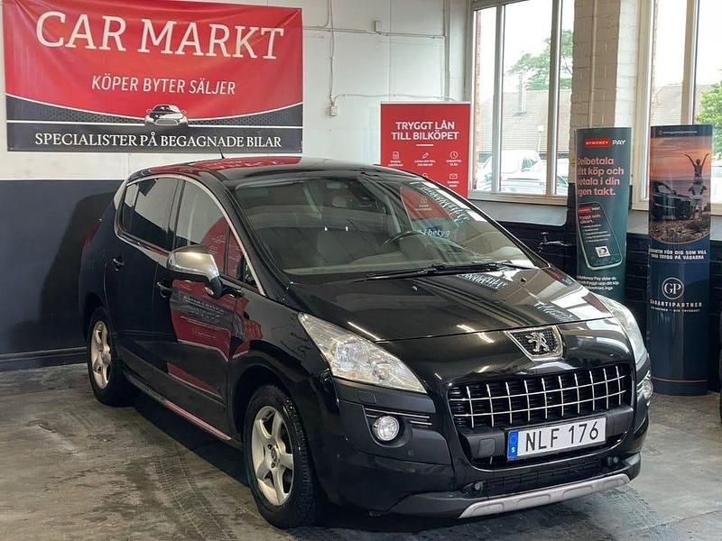 Svart Begagnad 2012 Peugeot 3008 Kombi | 49 900 kr (Marknadspris) - Bild 1/4