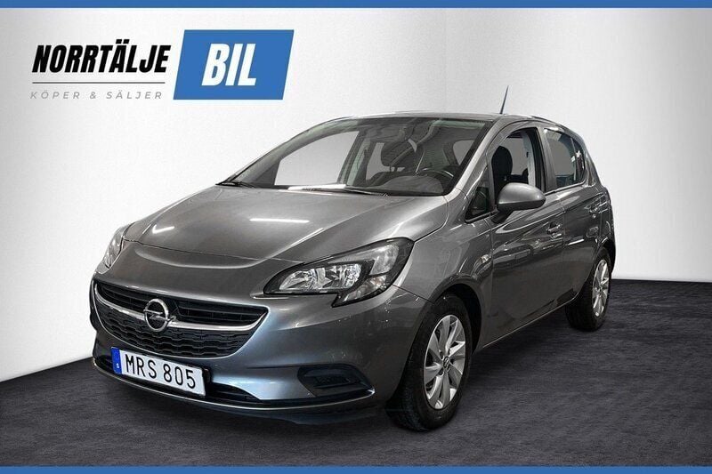 Grå Begagnad 2017 Opel Corsa Enjoy Halvkombi | 89 900 kr (Marknadspris) - Bild 1/3