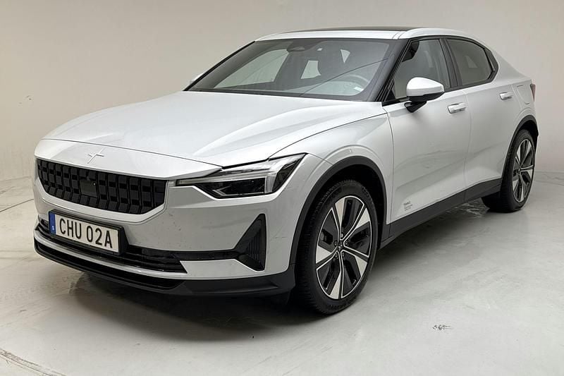 Silver Begagnad 2023 Polestar 2 Long Range Single Motor Halvkombi | 309 000 kr (Bra pris) - Bild 1/4