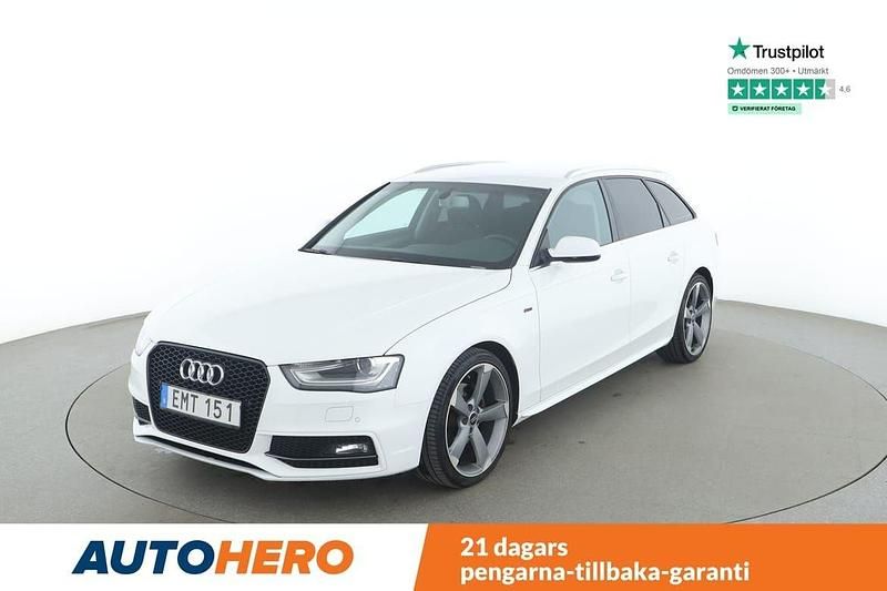 Vit Begagnad 2014 Audi A4 S-Line Kombi | 129 000 kr (Marknadspris) - Bild 1/4