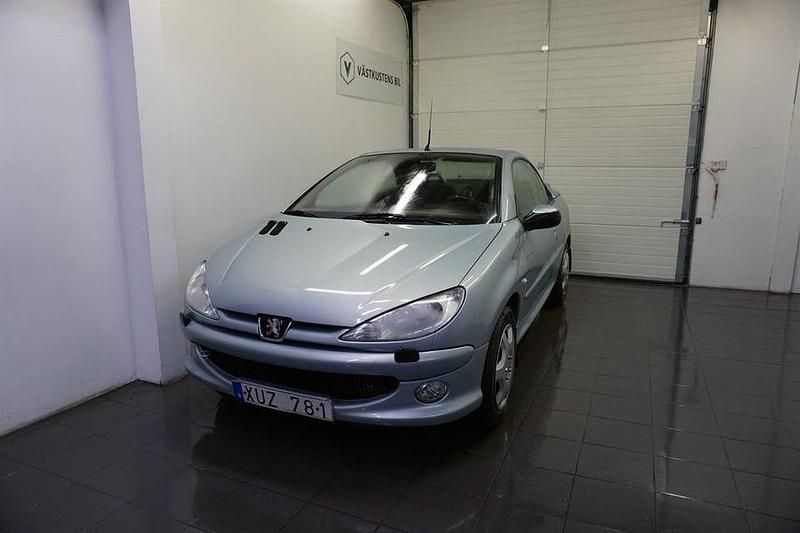 Ljusgrå Begagnad 2006 Peugeot 206 CC Cab | 32 900 kr (Marknadspris) - Bild 1/4