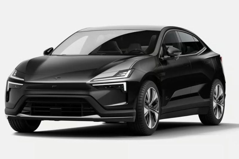 Svart Begagnad 2024 Polestar 4 Long Range Single Motor SUV | 667 900 kr (Marknadspris) - Bild 1/3