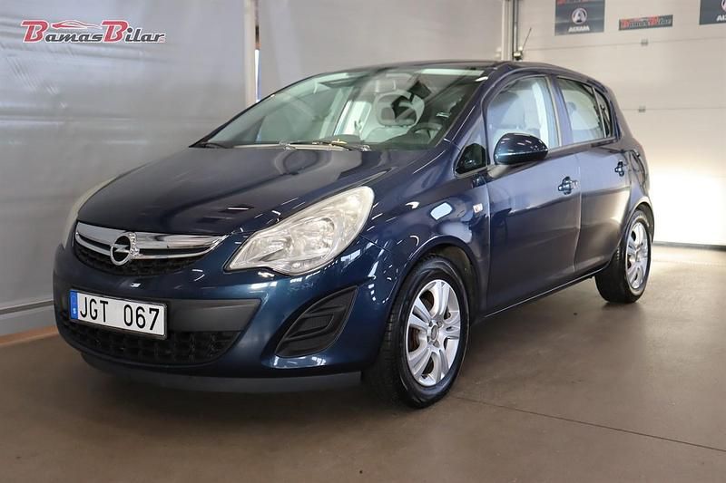 Blå Begagnad 2012 Opel Corsa Enjoy Halvkombi | 39 900 kr (Marknadspris) - Bild 1/4