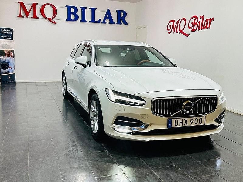 Vit Begagnad 2017 Volvo V90 Inscription Kombi | 204 900 kr (Bra pris) - Bild 1/4
