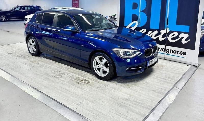 Begagnad BMW 116 Sport Line 116 HK (85 kW) 2013 Blå Halvkombi
