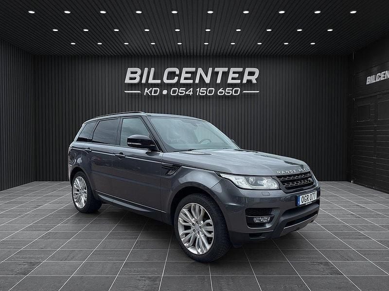 Grå Begagnad 2016 Land Rover Range Rover Sport SUV | 389 900 kr (Lite dyr) - Bild 1/4