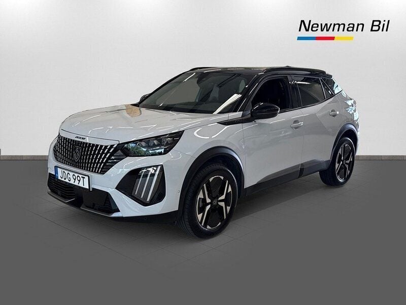 Vit Begagnad 2024 Peugeot 2008 GT SUV | 269 700 kr (Marknadspris) - Bild 1/4