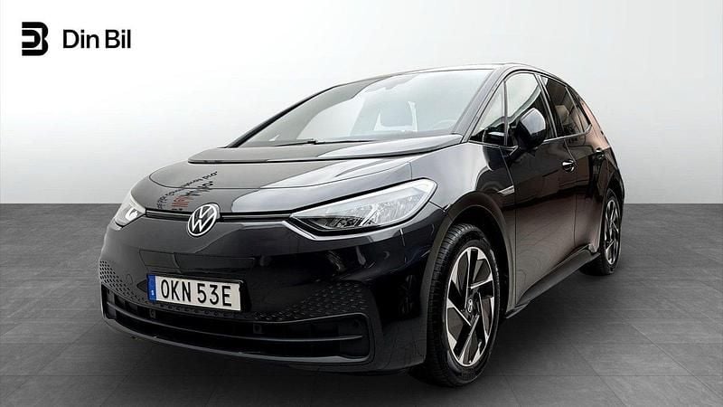 Mörkgrå Begagnad 2021 VW ID.3 Pro Performance Halvkombi | 229 900 kr (Marknadspris) - Bild 1/4