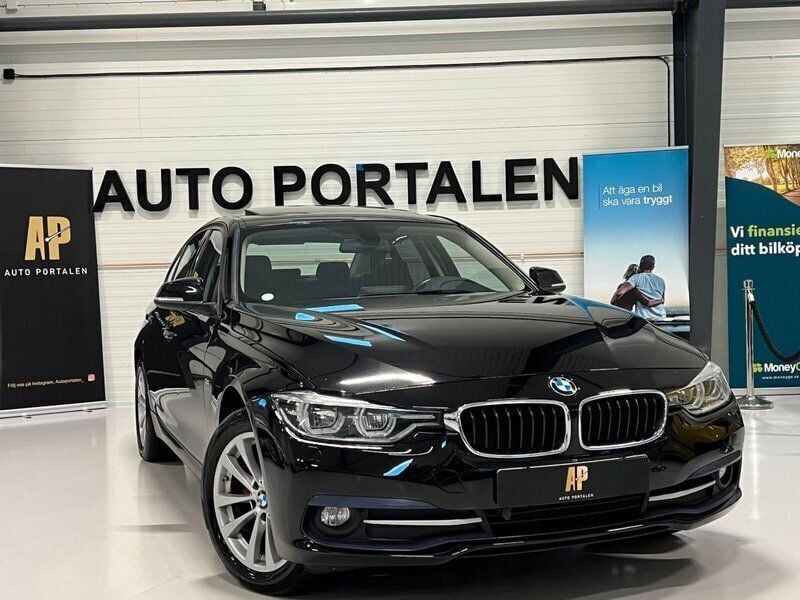 Svart Begagnad 2015 BMW 320 Sport Line Sedan | 179 900 kr (Lite dyr) - Bild 1/4
