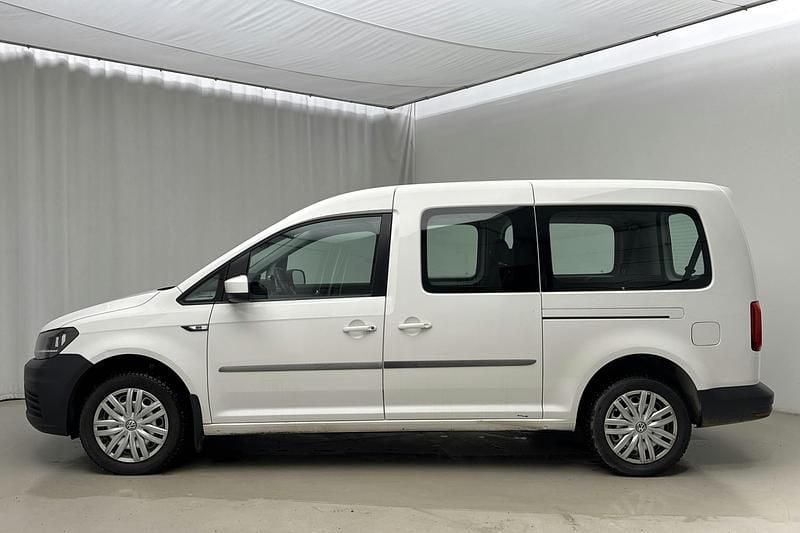 Begagnad VW Caddy Maxi Life Life 110 HK (80 kW) 2017 Vit Minibuss
