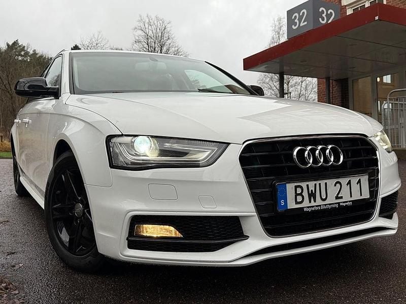Vit Begagnad 2015 Audi A4 S-Line Kombi | 109 900 kr (Superpris) - Bild 1/4