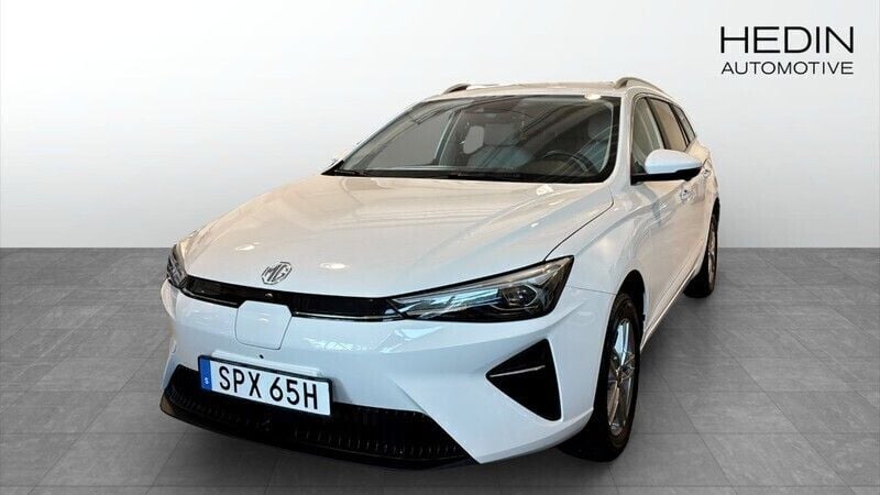 Vit (white) Begagnad 2022 MG MG5 EV Luxury Kombi | 224 900 kr (Bra pris) - Bild 1/4