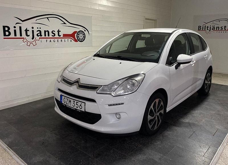 Vit Begagnad 2016 Citroën C3 Halvkombi | 49 900 kr (Bra pris) - Bild 1/4