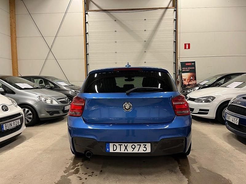 Begagnad BMW 116 M Sport 136 HK (100 kW) 2014 Blå Halvkombi